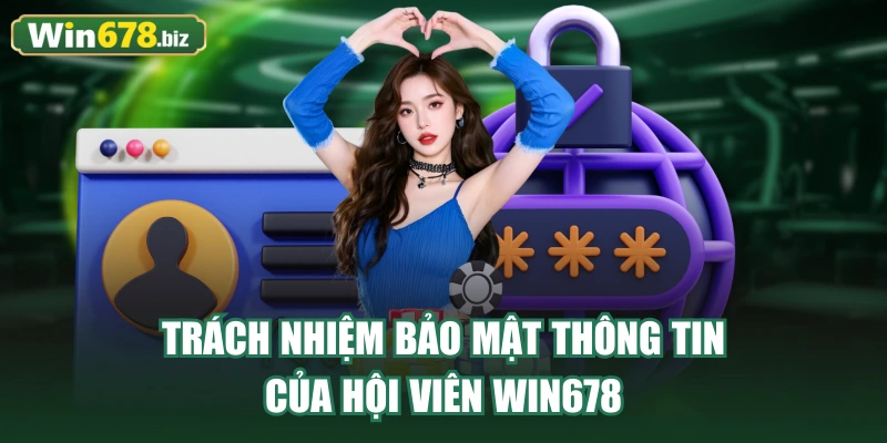 Trách nhiệm bảo mật thông tin của hội viên WIN678